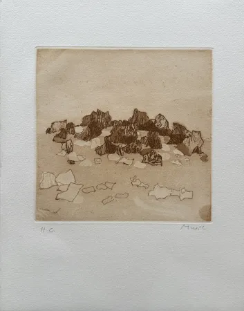 エッチング Music - Paysage rocheux