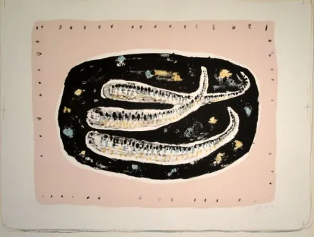 リトグラフ Music - Poissons / Fische