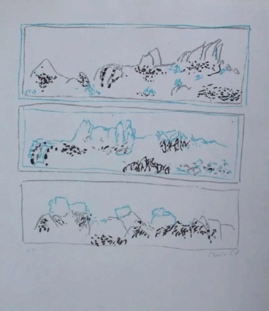 リトグラフ Music - Senza titolo