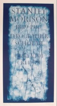 リトグラフ Myles - A History of Type Design / Stanley Morison, 1889-1967 (London, England)