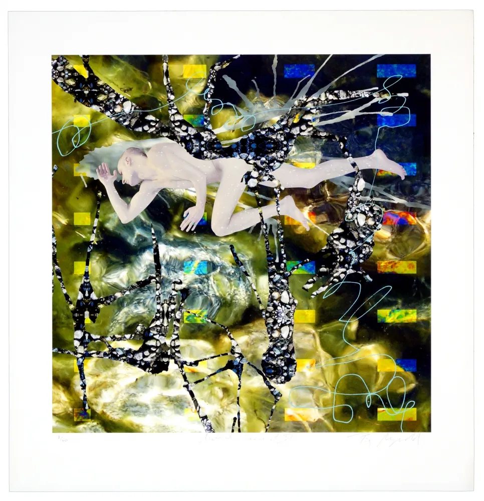 リトグラフ Myrvold - Material connect VI