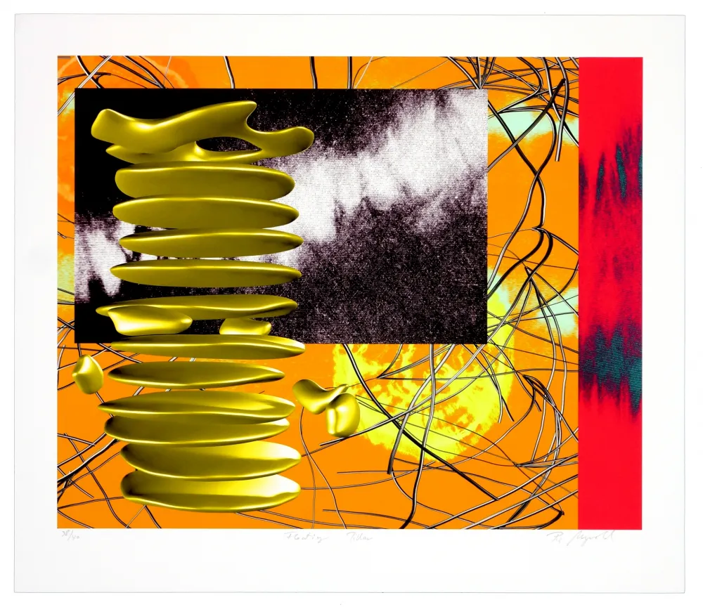 リトグラフ Myrvold - Snow crash