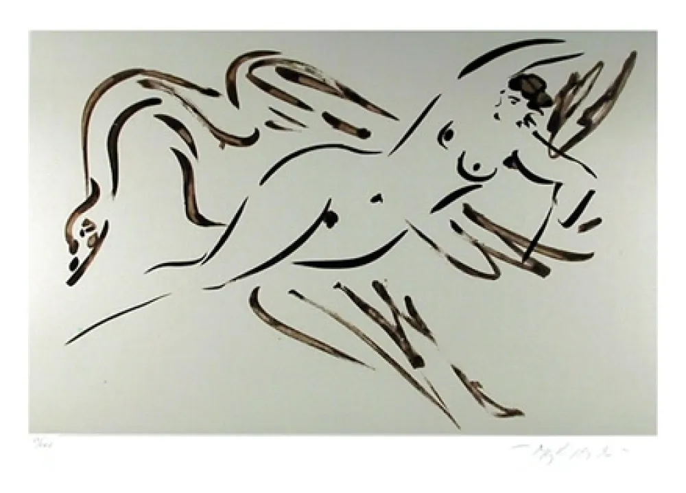 彫版 Nakian - Leda and the Swan - 2