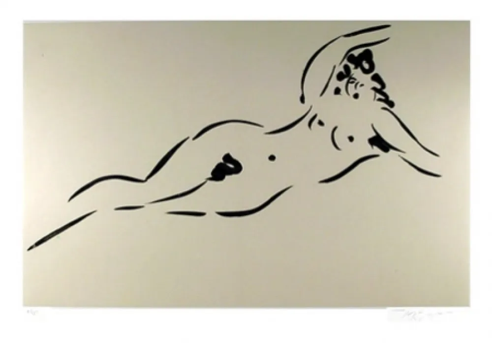 彫版 Nakian - View from Olympus: Plate II, Reclining Nymph