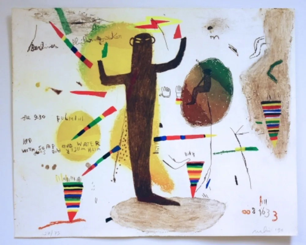 リトグラフ Nalin - Kenny with soap and water