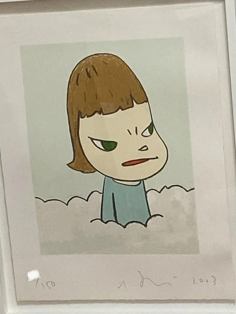 リトグラフ Nara - In the cloud