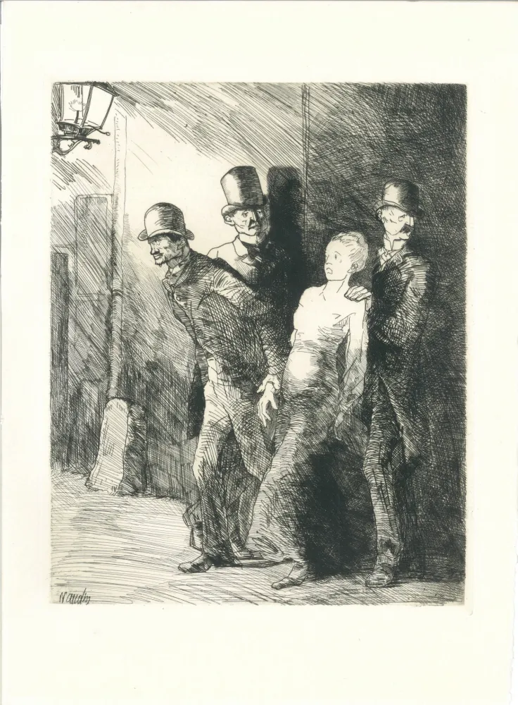 彫版 Naudin - L'arrestation