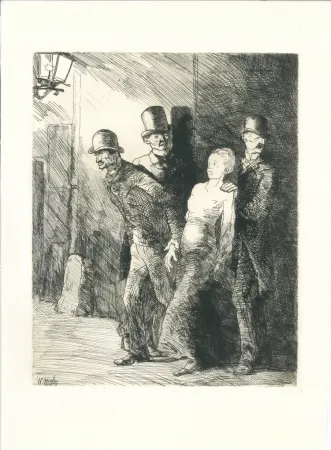 彫版 Naudin - L'arrestation