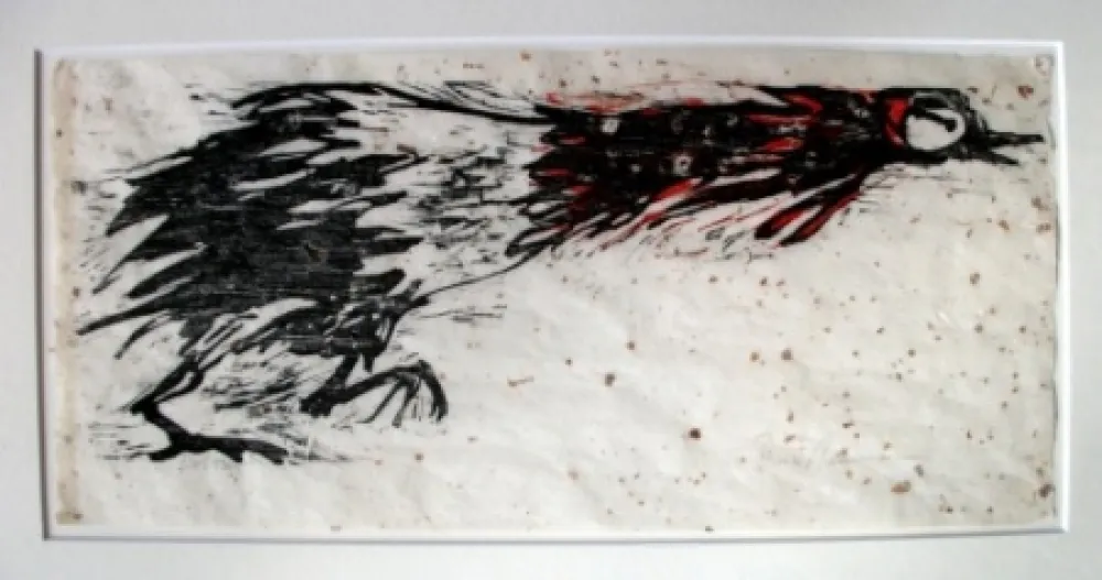 木版 Nauman - Rooster