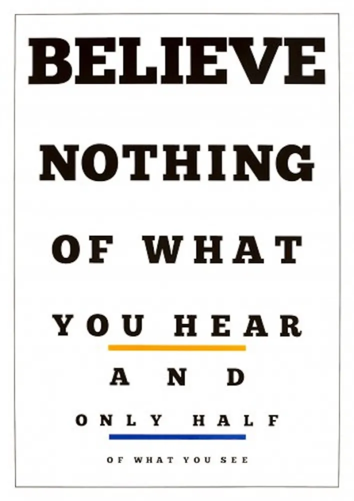 リトグラフ Navarro - Carta Visual (Believe)