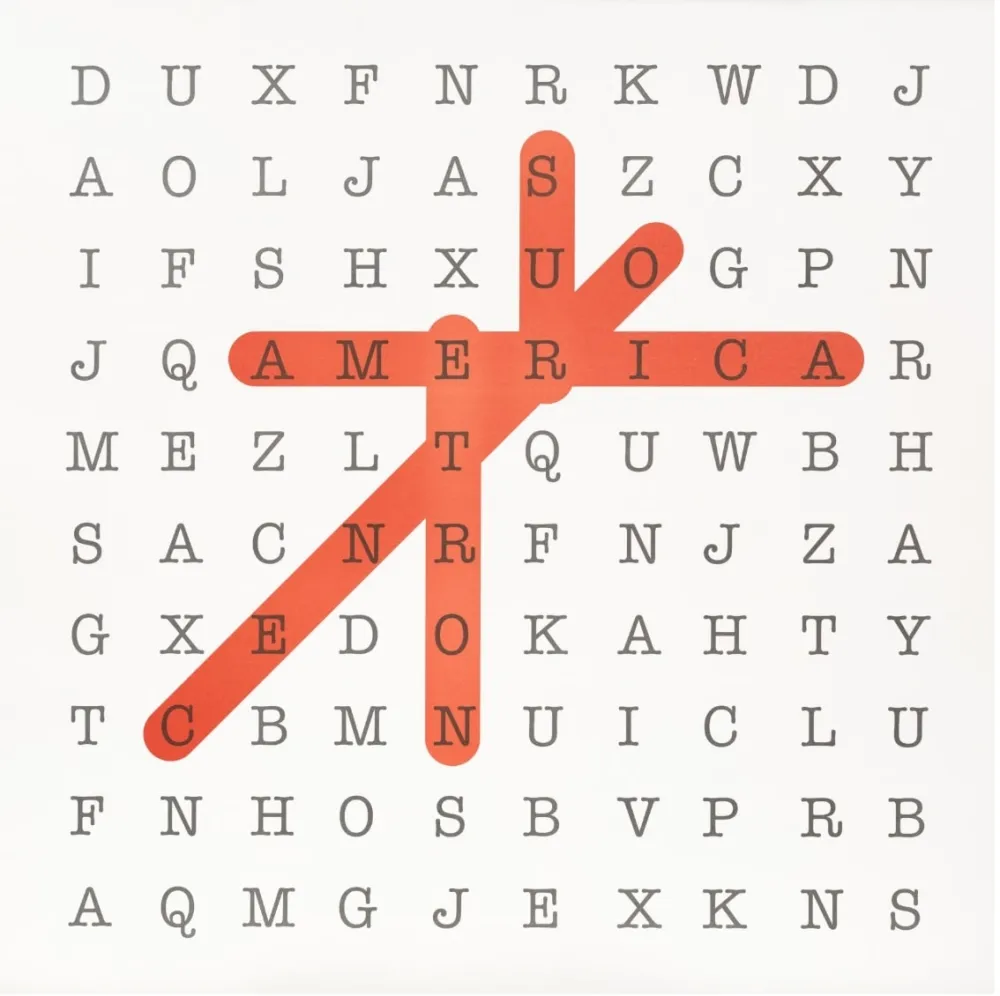 リトグラフ Navarro - Sopa de letras