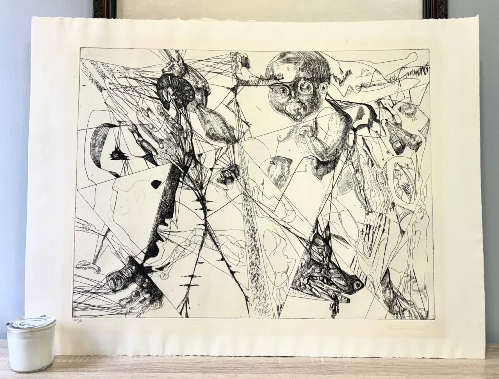 彫版 Neizvestny - To Ivan Petrovich Pavlov, Dedicated (Hommage aux Prix Nobel)