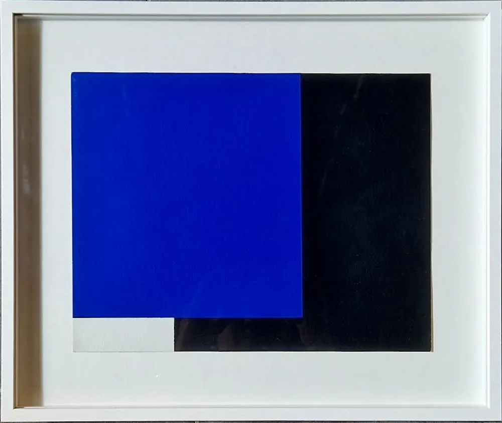 シルクスクリーン Nemours - Espace bleu