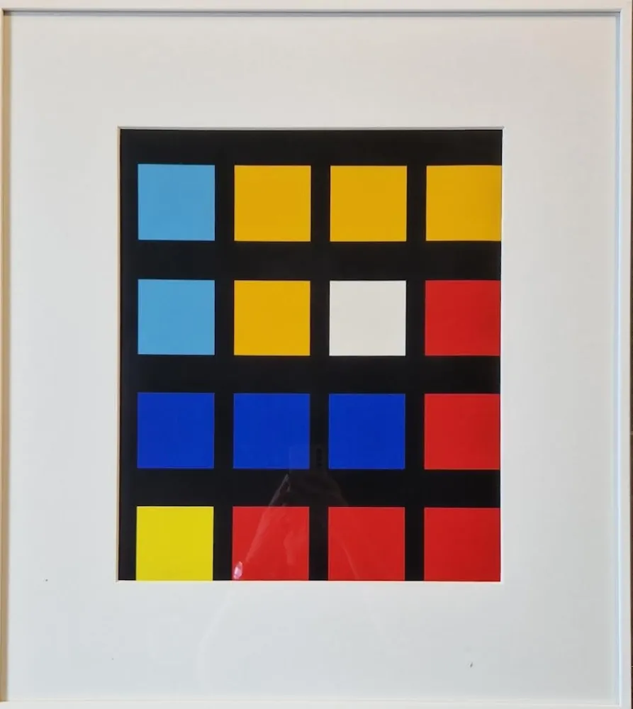 シルクスクリーン Nemours - L'ondulatoire I