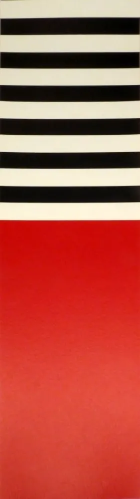 シルクスクリーン Nemours - Rot – weiss – schwarz