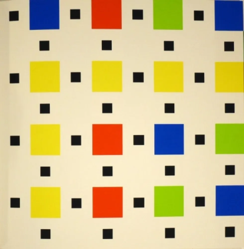 シルクスクリーン Nemours - Trente-huit peintures à la gouache ou au vinyle