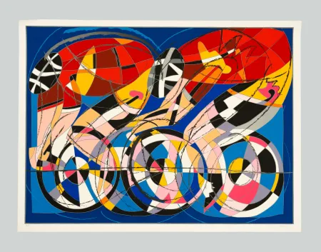 シルクスクリーン Nespolo - Biciclette