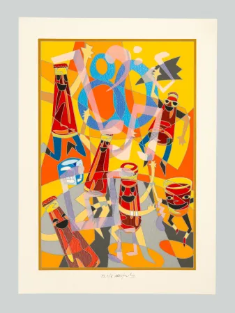 シルクスクリーン Nespolo - Campari