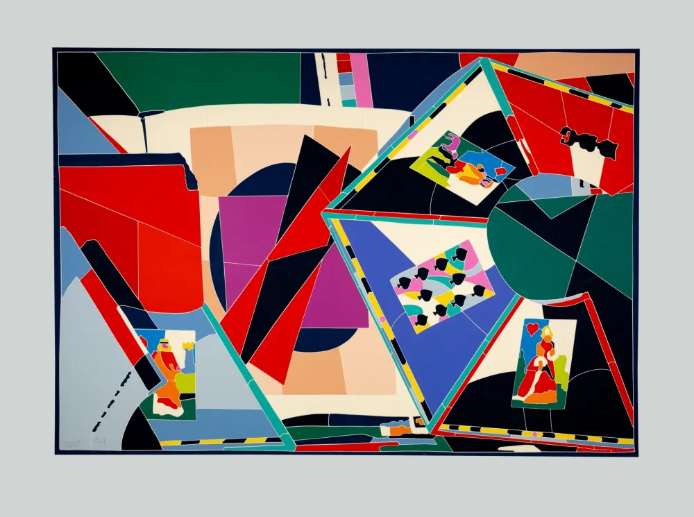 シルクスクリーン Nespolo - Composizione