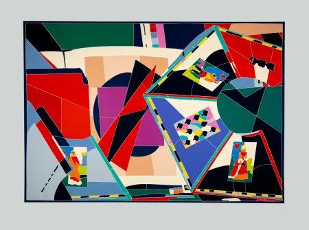 シルクスクリーン Nespolo - Composizione