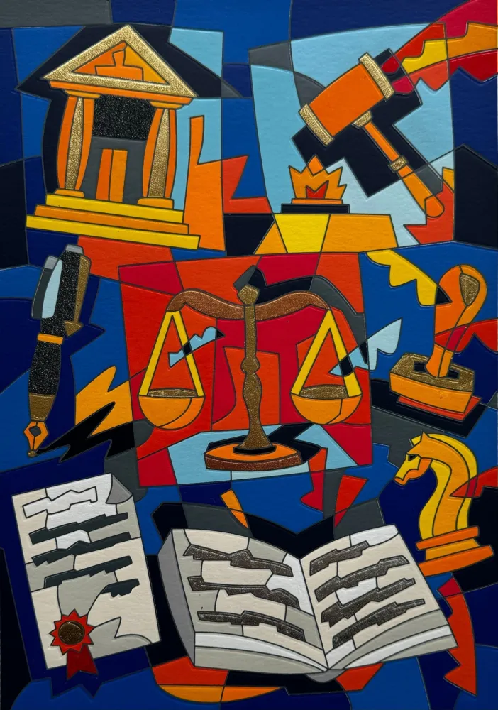 シルクスクリーン Nespolo - Dura lex sed lex