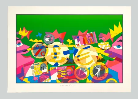 シルクスクリーン Nespolo - Euro