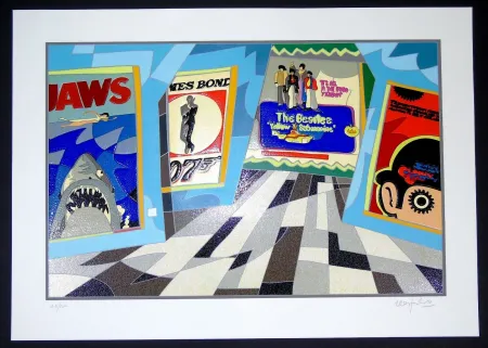 シルクスクリーン Nespolo - Jaws