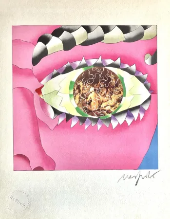 リトグラフ Nespolo - La Vista (The View)