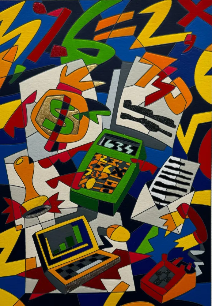 シルクスクリーン Nespolo - Numerarius