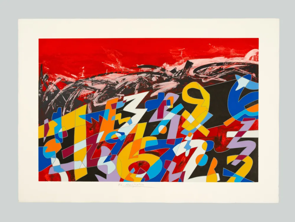 シルクスクリーン Nespolo - Numeri