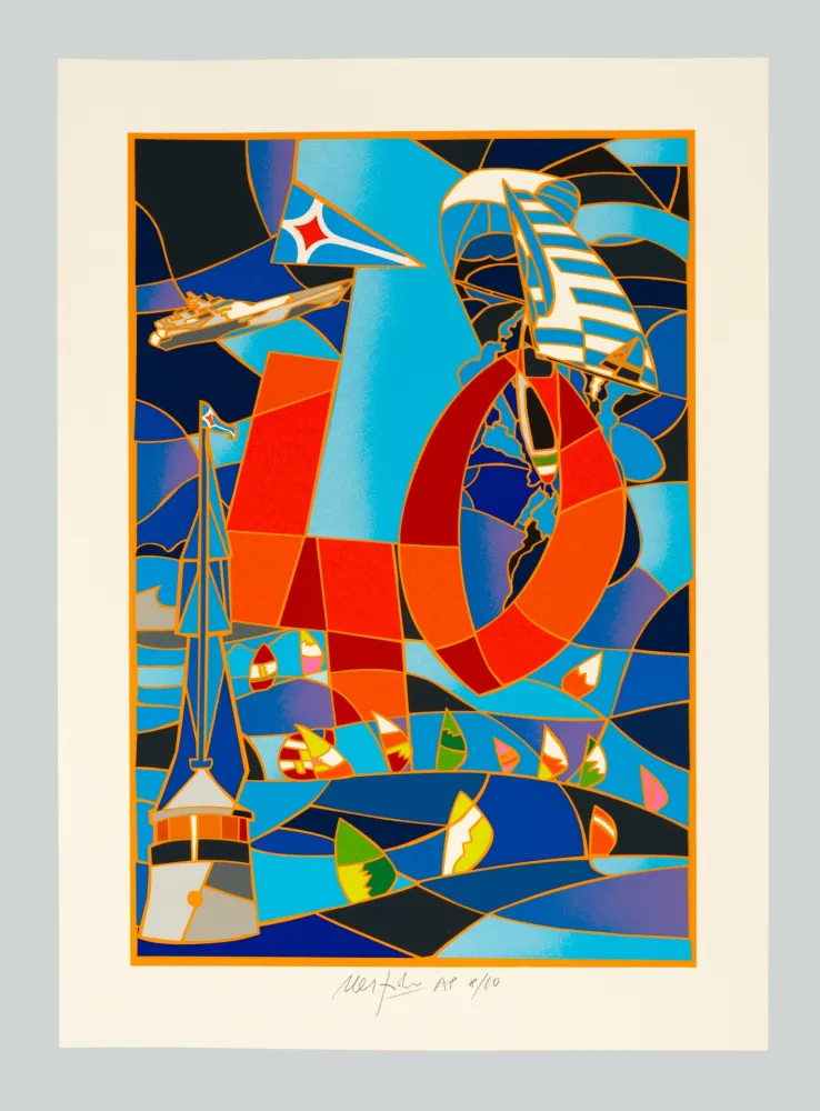 シルクスクリーン Nespolo - Quaranta