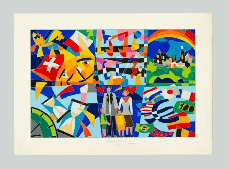 シルクスクリーン Nespolo - Senza titolo