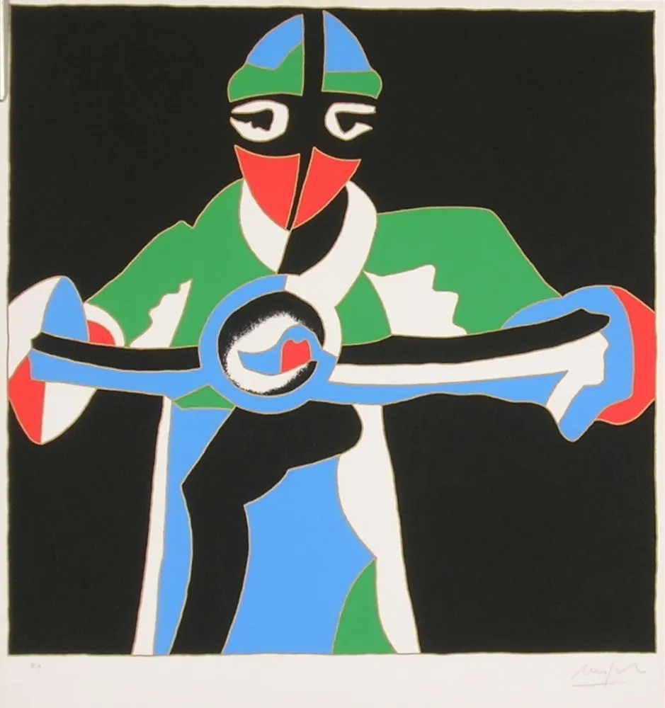 リトグラフ Nespolo - SENZA TITOLO