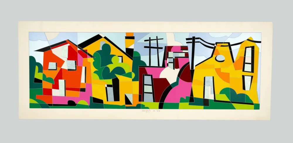 シルクスクリーン Nespolo - Senza titolo