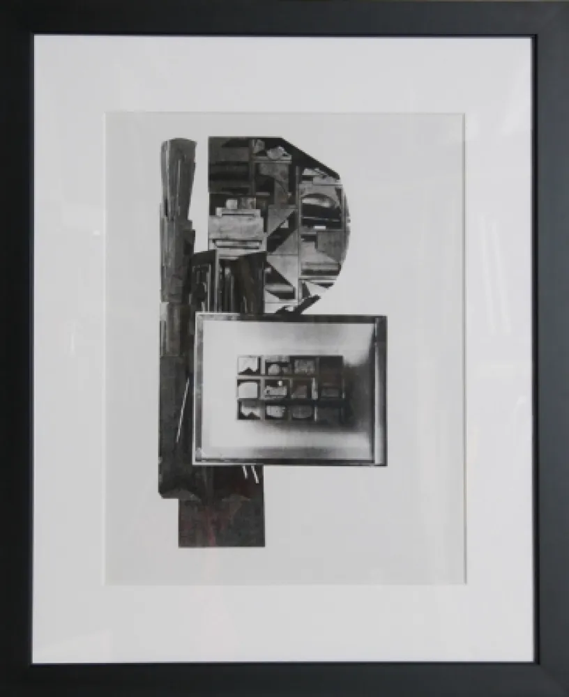 シルクスクリーン Nevelson - Facades 1