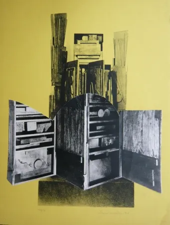 シルクスクリーン Nevelson - Sans titre