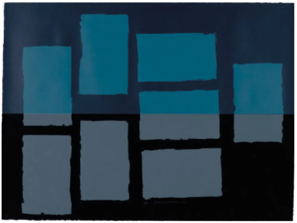 シルクスクリーン Nevelson - Senza titolo