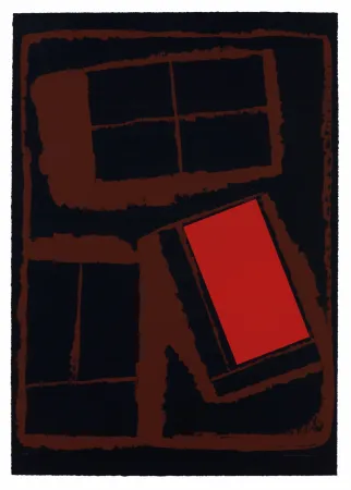 シルクスクリーン Nevelson - Untitled