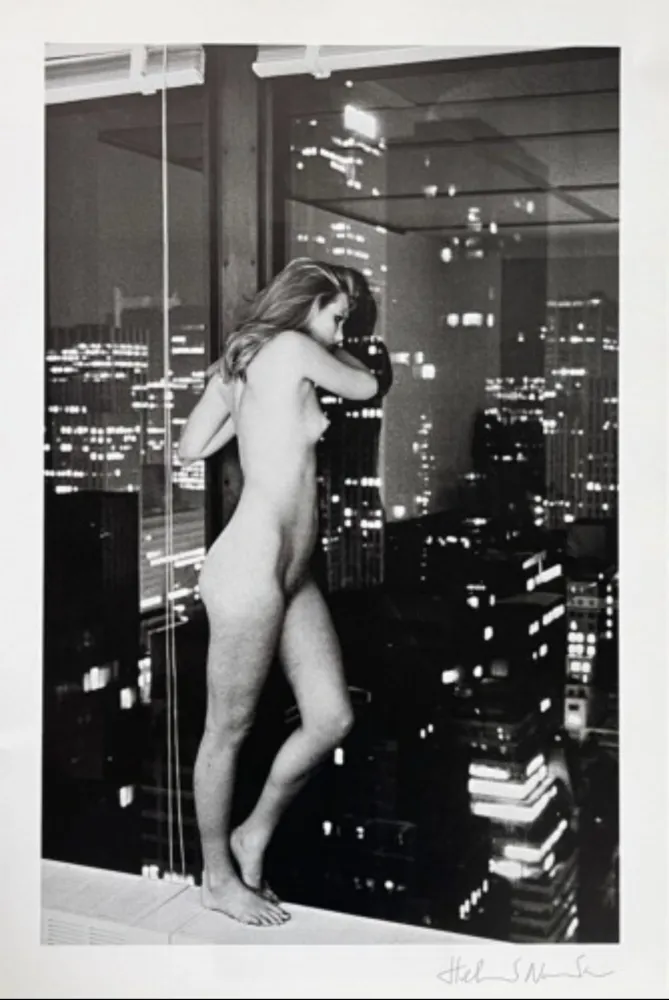 写真 Newton - Patti Hansen over Manhattan 1977