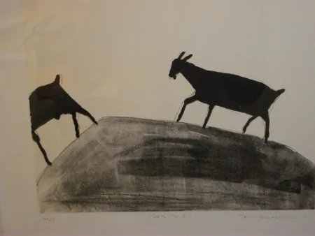 リトグラフ Nhlengethwa - Lets Go II