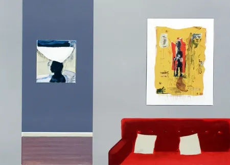 リトグラフ Nhlengethwa - Tribute to Deborah Bell