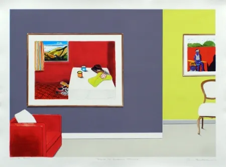 リトグラフ Nhlengethwa - Tribute to Zwelethu Mthethwa