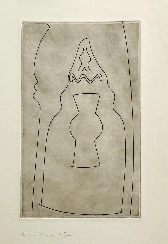 エッチング Nicholson - Curled Turkish form