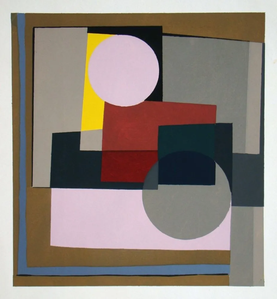 ステンシル Nicholson - Peinture - 1945