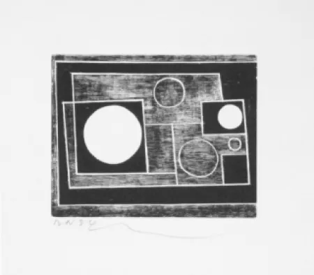 木版 Nicholson - Sans titre