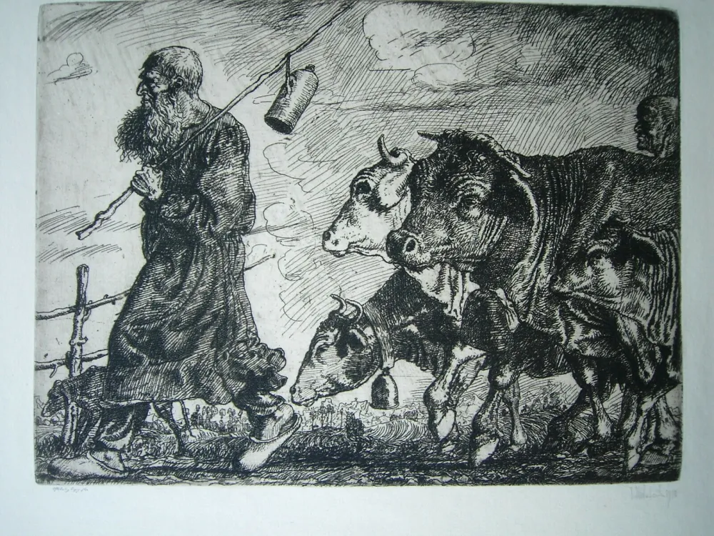 彫版 Nicklas - Alter Hirte