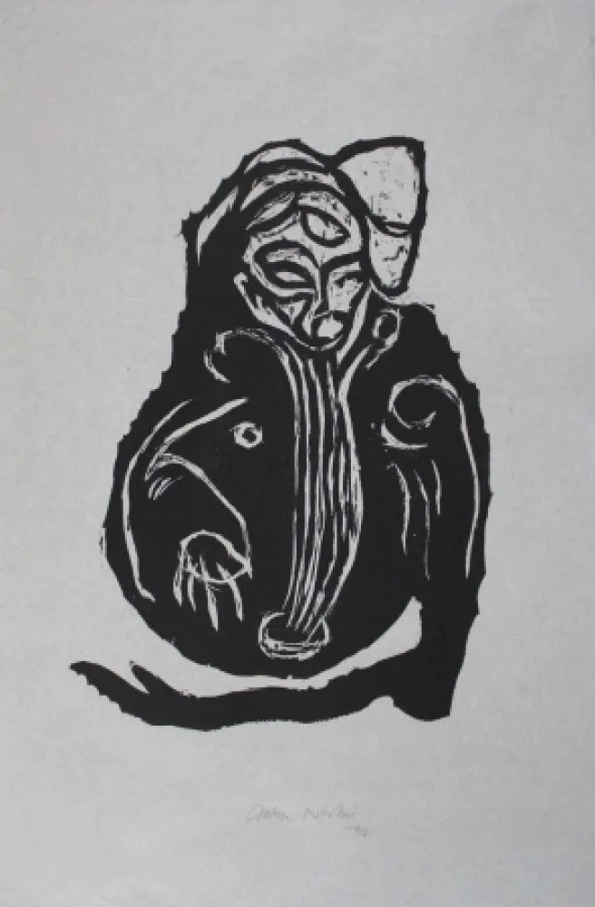 木版 Nicolai - Im Inneren frisst das Helle das Dunkle III