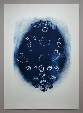 シルクスクリーン Nicolaus - Zahlenbild - Ohne Titel