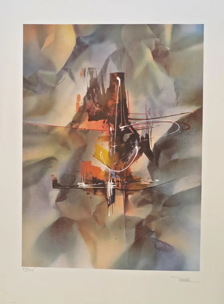 リトグラフ Nierman - Bach, from the Sound of Color portfolio