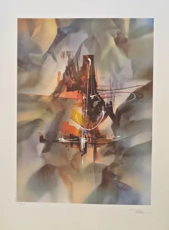 リトグラフ Nierman - Bach, from the Sound of Color portfolio